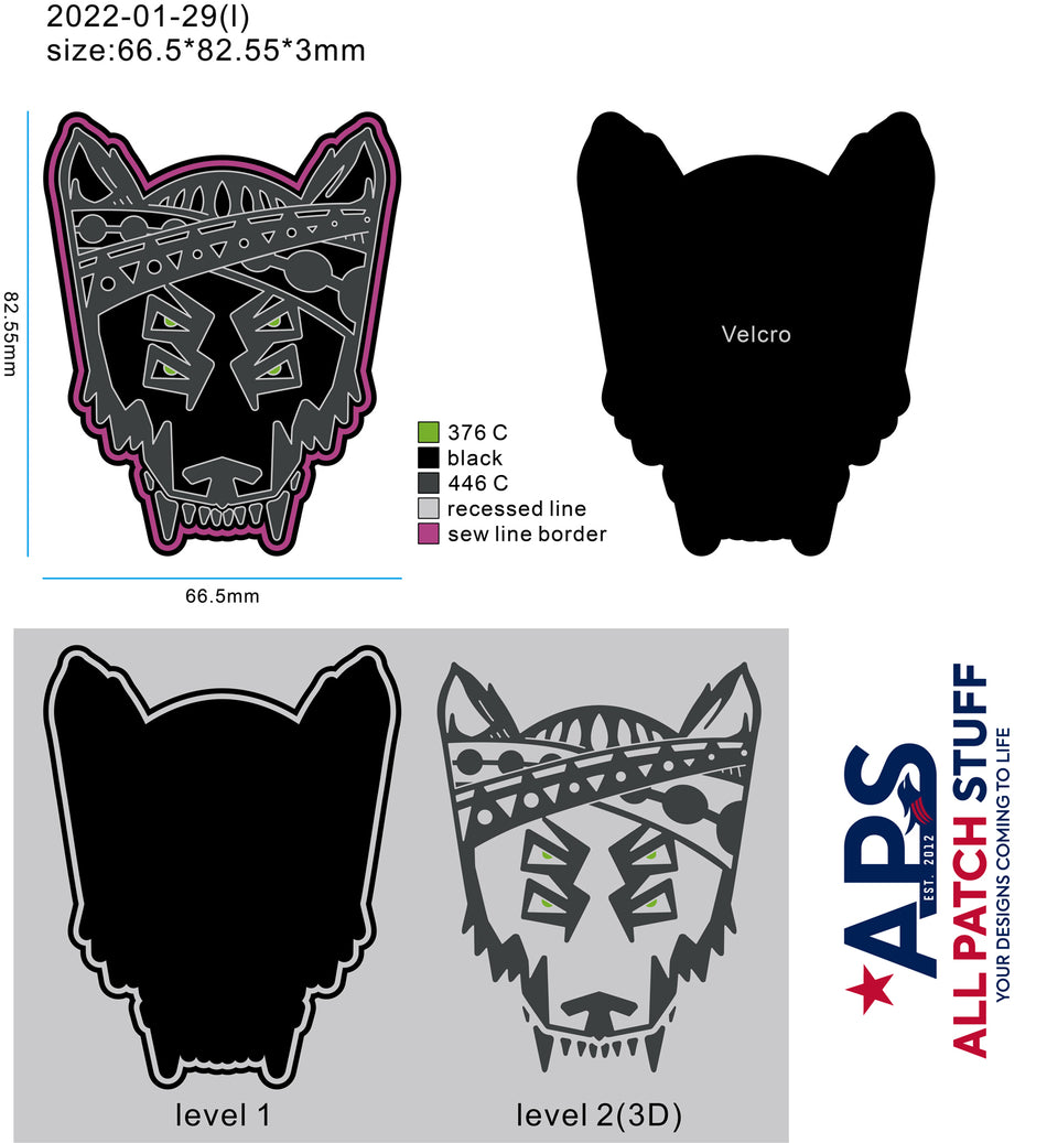 Kennel Logo Custom PVC Patch