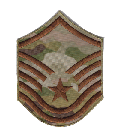 Large Master Sergeant (MSgt) USAF OCP Rank Patch