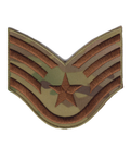 Large Staff Sergeant (SSgt) USAF OCP Rank Patch
