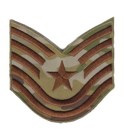 Large Technical Sergeant (TSgt) USAF OCP Rank Patch