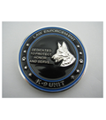 Law Enforcement - Blue/Black K-9 / K9 Unit Challenge Coin