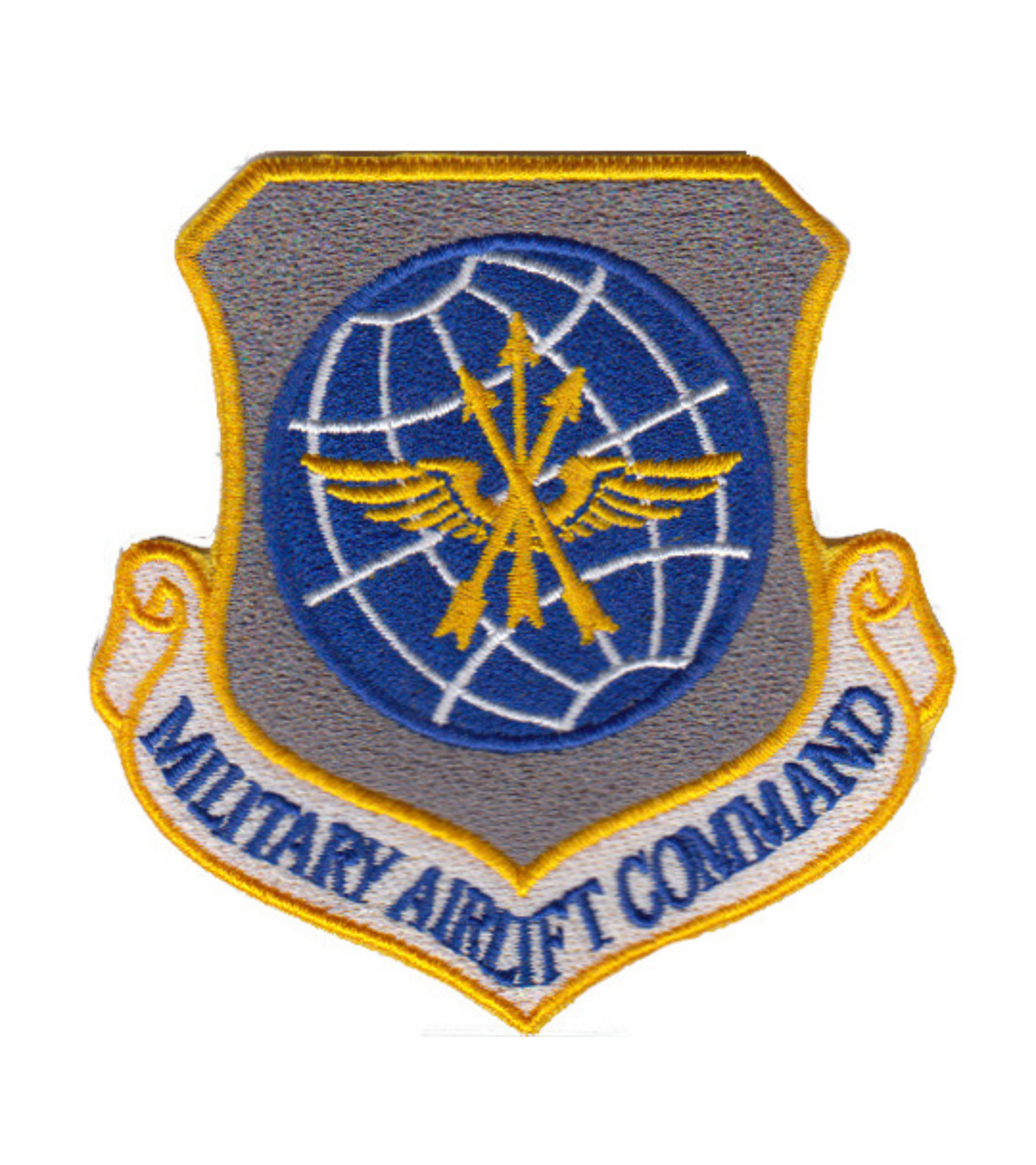 USAF MAJCOM Spice Brown Colored Patches Bulk Orders - alternate view