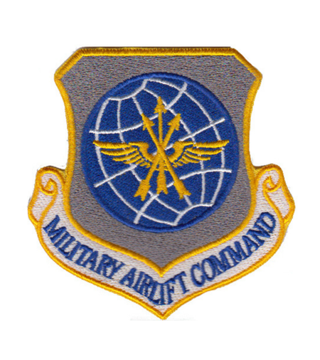 USAF MAJCOM Spice Brown Colored Patches Bulk Orders - alternate view