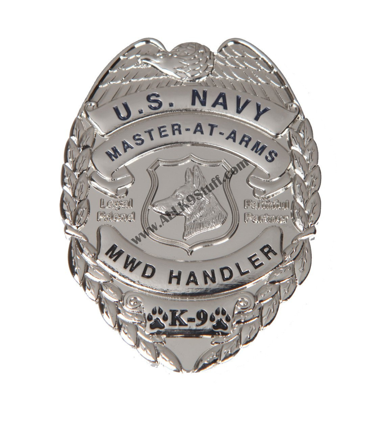 Navy MA K-9 / K9 Badge / Coin