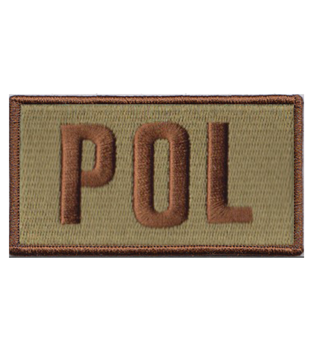 Petroleum, Oils, and Lubricants (POL) Shoulder Identifier Multicam/OCP Patch - 2 Pack