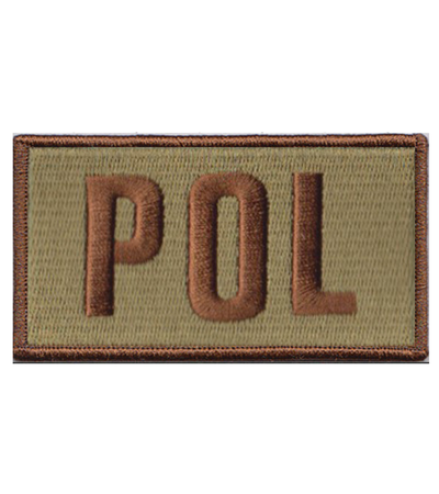Petroleum, Oils, and Lubricants (POL) Shoulder Identifier Multicam/OCP Patch - 2 Pack