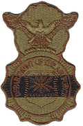 Security Forces Badge w/Black Line Spice Brown Patch
