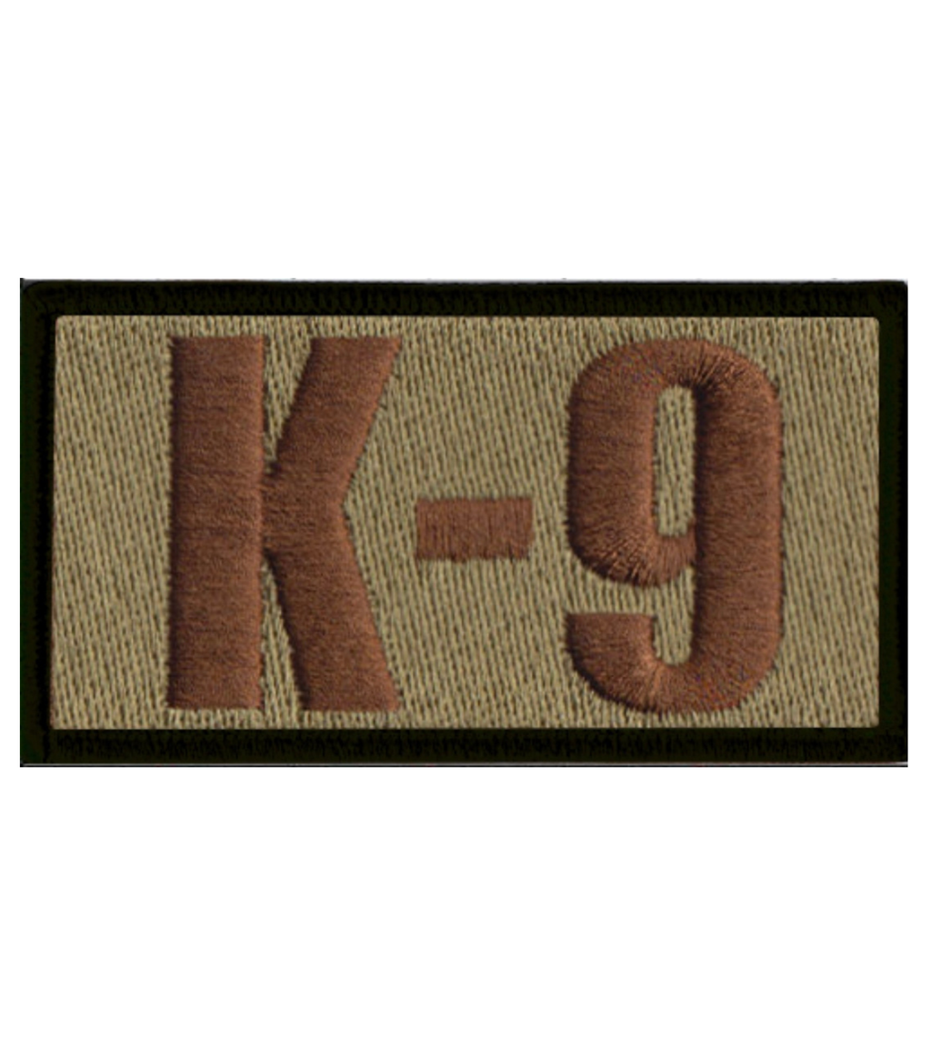 SF K-9 / K9 Shoulder Patch with Black Border - 2 Pack