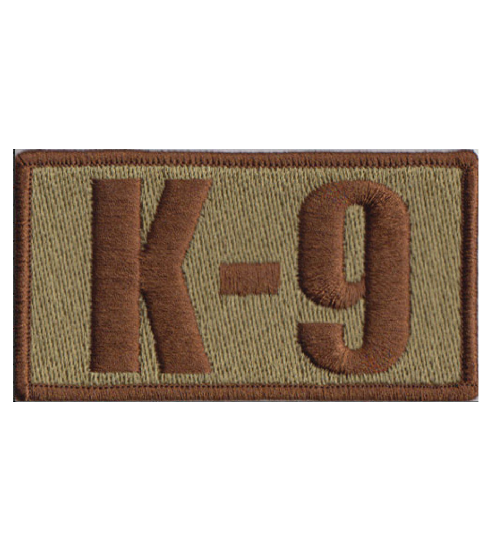 SF K-9 / K9 Shoulder Patch with Spice Brown Border