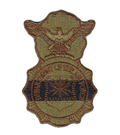 Security Forces Badge w/Black Line Spice Brown Patch