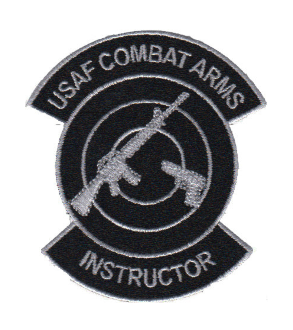 Security Forces Combat Arms (CATM) Black & White Patch