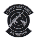 Security Forces Combat Arms (CATM) Black & White Patch