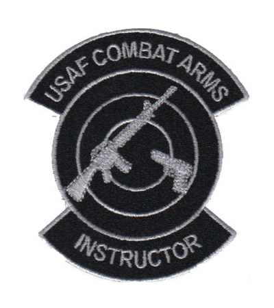 Security Forces Combat Arms (CATM) Black & White Patch