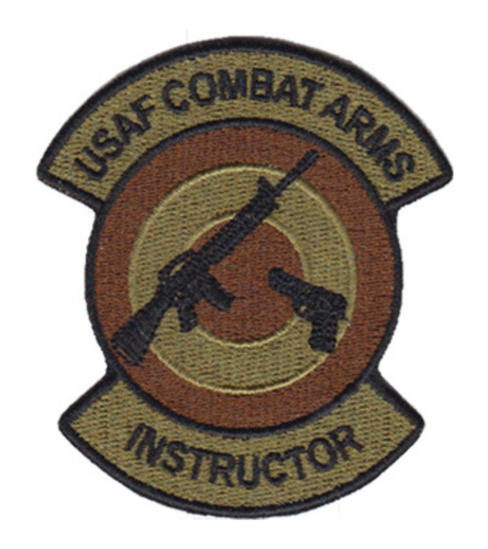 Security Forces Combat Arms (CATM) Spice Brown Patch
