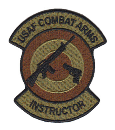 Security Forces Combat Arms (CATM) Spice Brown Patch