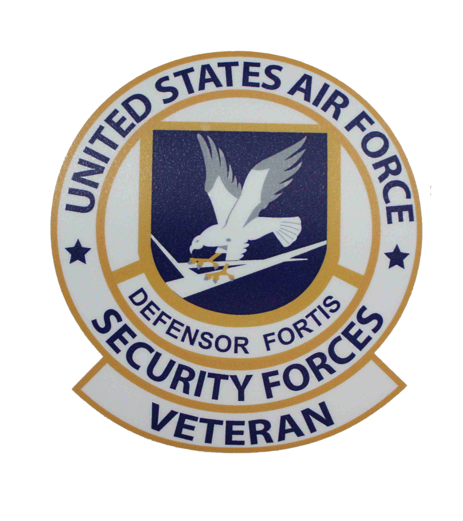 Security Forces Defensor Fortis Veteran Sticker