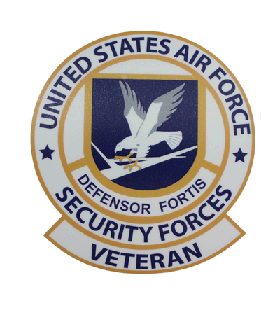 Security Forces Defensor Fortis Veteran Sticker