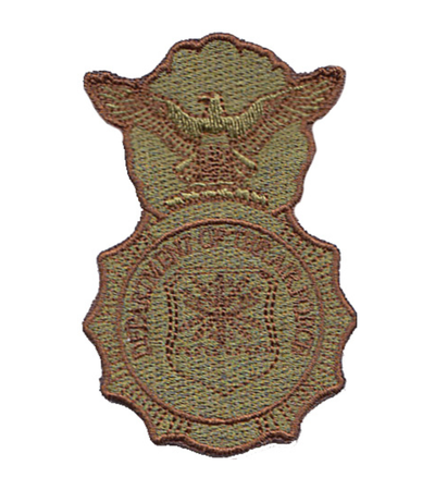 Security Forces (SF) Multicam Badge w/Spice Brown Thread