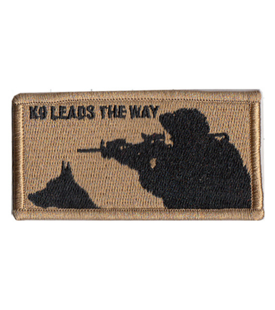 Shooter - Brown K-9 / K9 Leads the Way Patch
