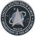 US SPACE FORCE (USSF) ROUND PATCH