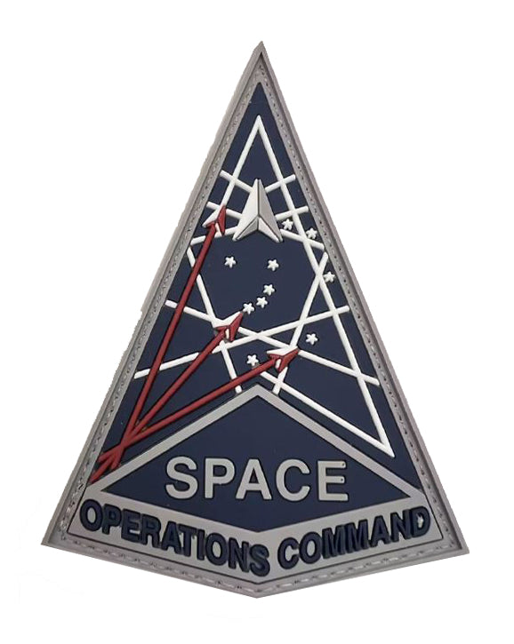 U.S Space Force (USSF) PVC Patch Space Operations Command - alternate view