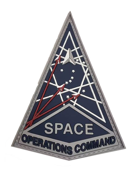 U.S Space Force (USSF) PVC Patch Space Operations Command - alternate view
