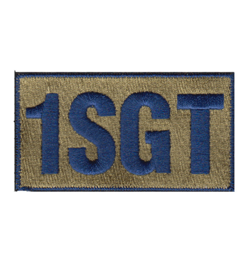 Space Force First Sergeant (1SGT) Shoulder Blue USSF Embroidered Patch