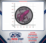 Squid Squad Custom Embroidered Patch