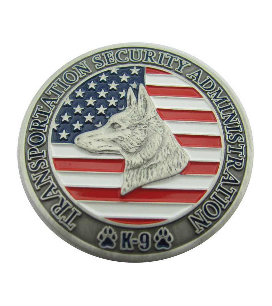 TSA K-9 / K9 Challenge Coin - Department of Homeland Security