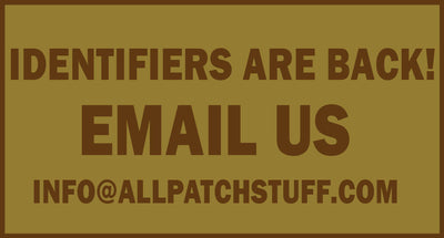 Custom New Air Force Shoulder Identifier Multicam/OCP Patch