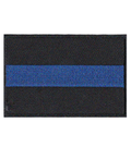 Thin Blue Line Rectangle Patch
