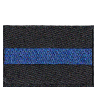 Thin Blue Line Rectangle Patch