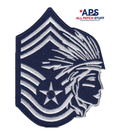 USAF Chief Master Sgt (CMSgt) - Female Blues Patch