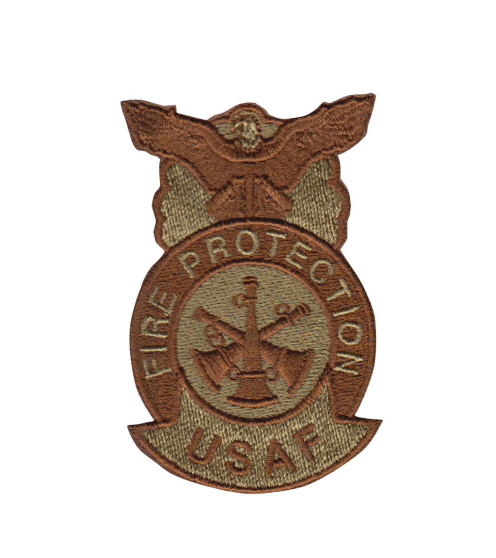USAF Fire Protection Assistant Chief (3 Bugles) Multicam/OCP Patch