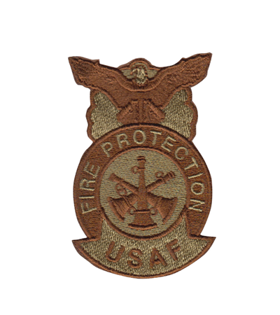 USAF Fire Protection Assistant Chief (3 Bugles) Multicam/OCP Patch