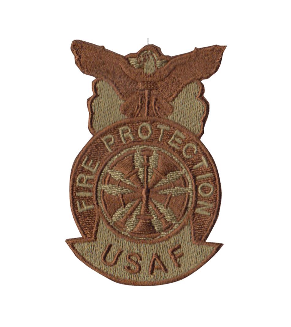 USAF Fire Protection Chief (5 Bugles) Multicam/OCP Patch