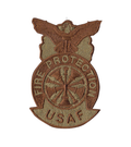 USAF Fire Protection Chief (5 Bugles) Multicam/OCP Patch