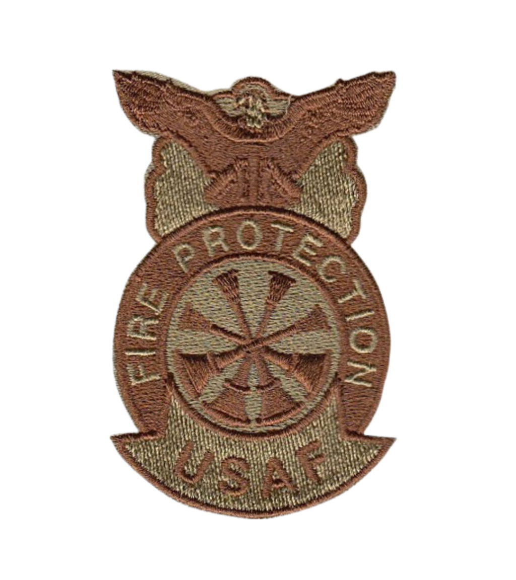 USAF Fire Protection Deputy Chief (4 Bugles) Multicam/OCP Patch