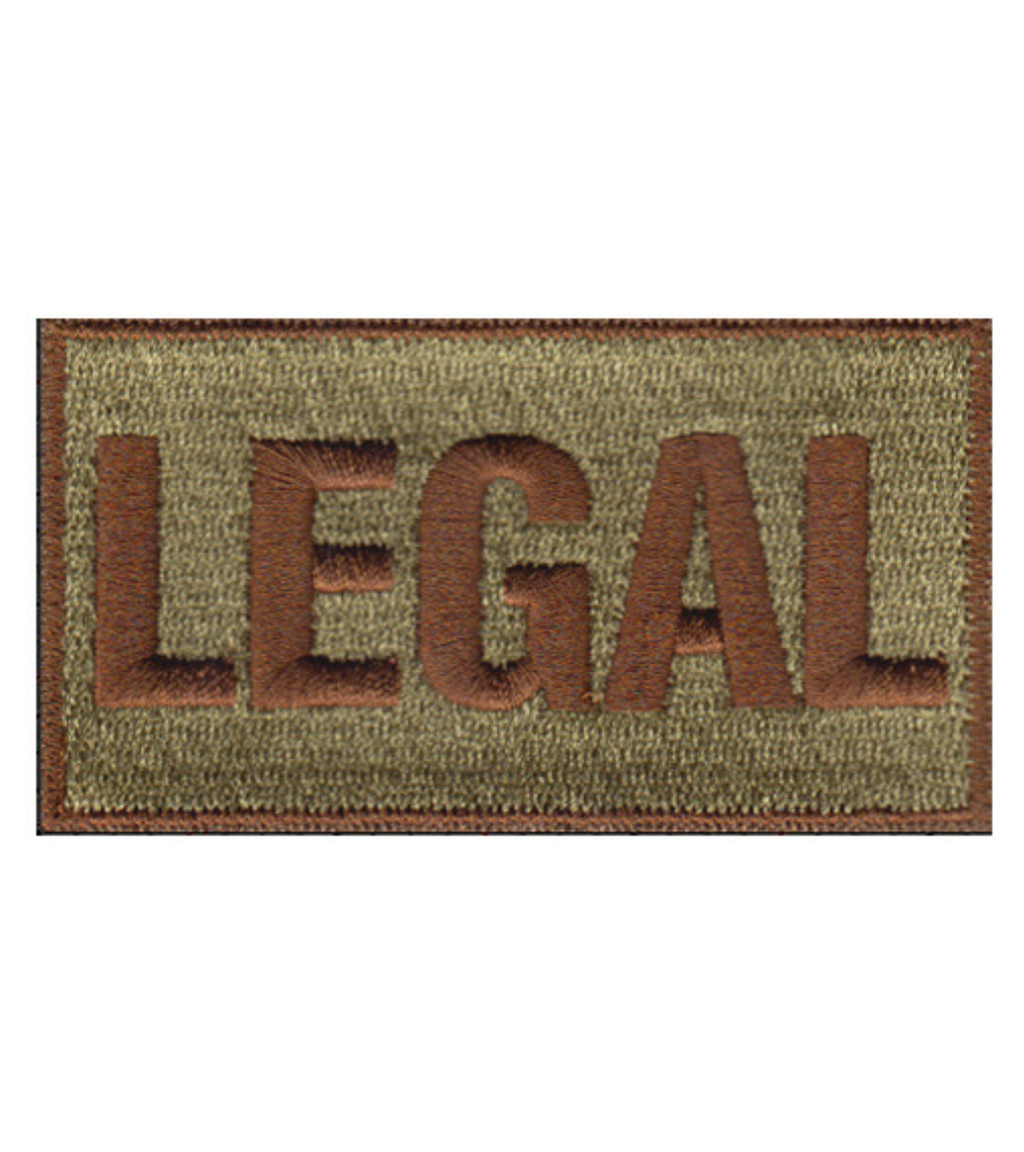 USAF Legal (LEGAL) Shoulder Identifier Multicam/OCP Patch - 2 Pack