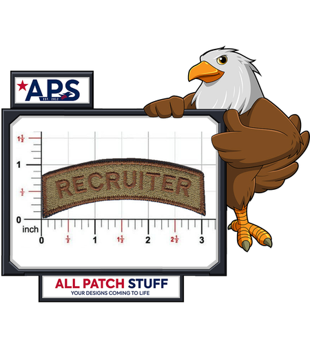 USAF Recruiter Tab in Spice Brown - 2 pack