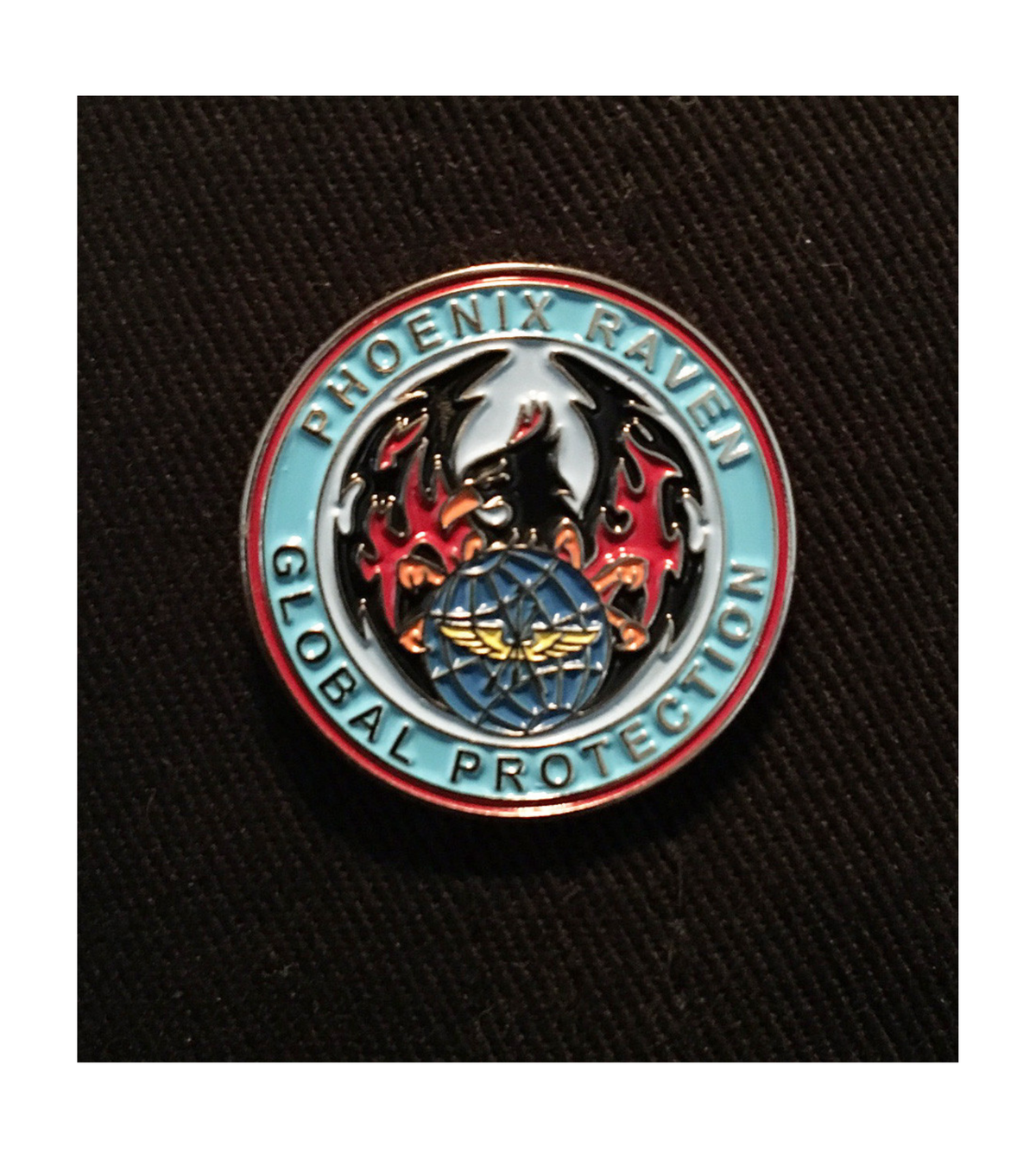 USAF Security Forces Phoenix Raven Lapel Pin