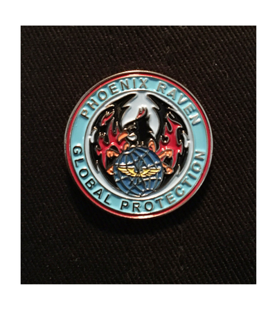 USAF Security Forces Phoenix Raven Lapel Pin