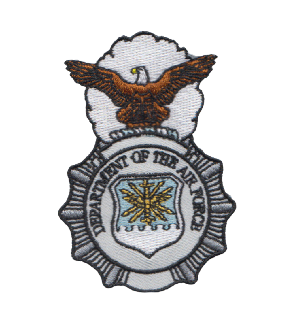 USAF Security Forces Police (SP) Badge Color Shield Patch