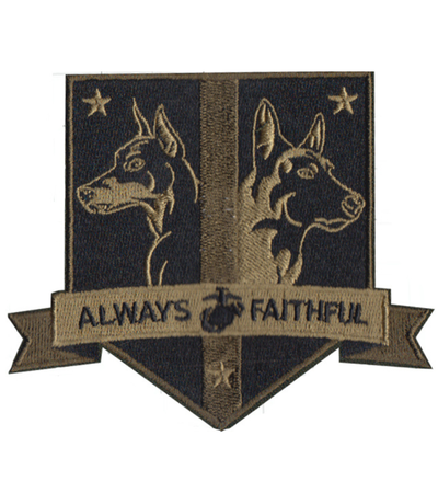 USMC Marine Corps MWD K9 Subdued Patch