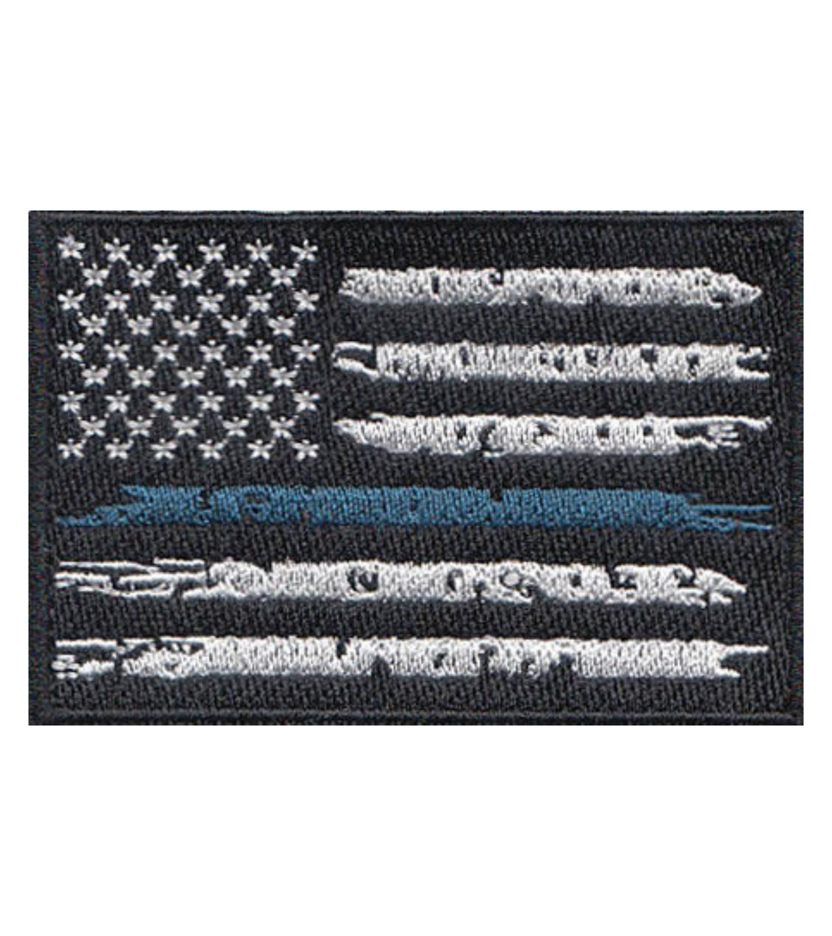 US Flag - Thin Blue Line Custom Patch