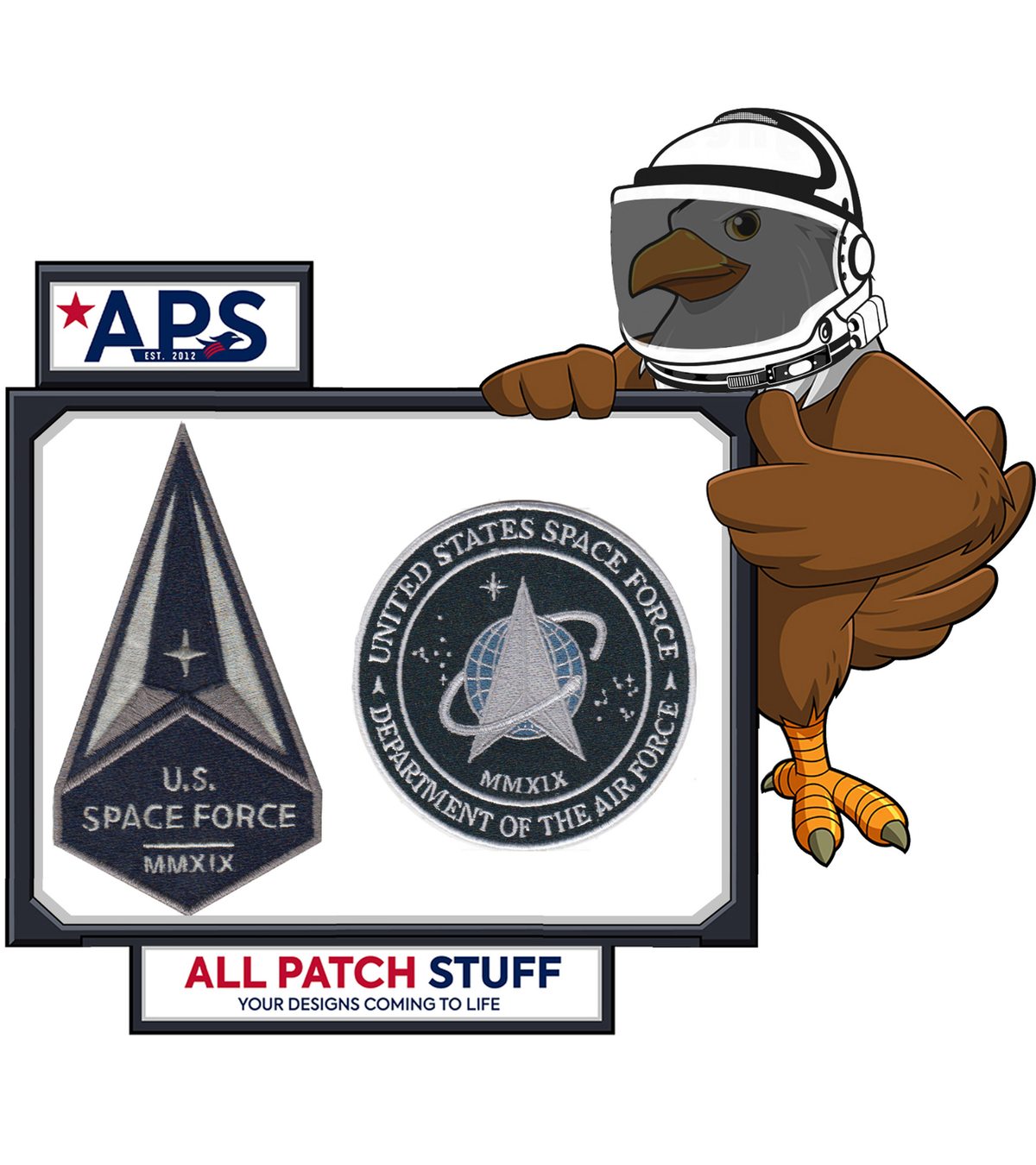US SPACE FORCE (USSF) PATCH BUNDLE