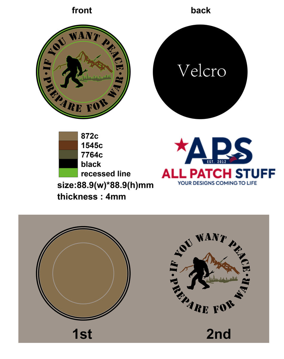 341st Missile Maintenance Squadron - Bigfoot Custom PVC Patch