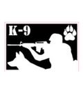 White M-16 K-9 / K9 Shooter Sticker