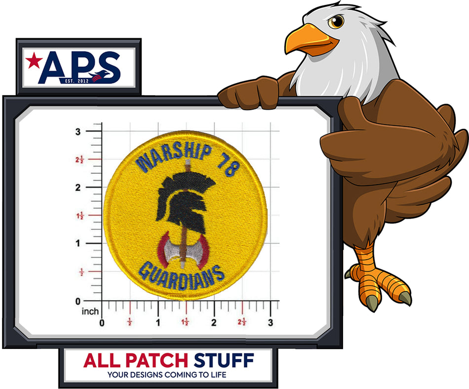 Warship 78 Guardians Custom Embroidered Patch