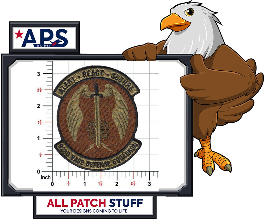 823d Base Defense Squadron OCP Patch - 2 Pack